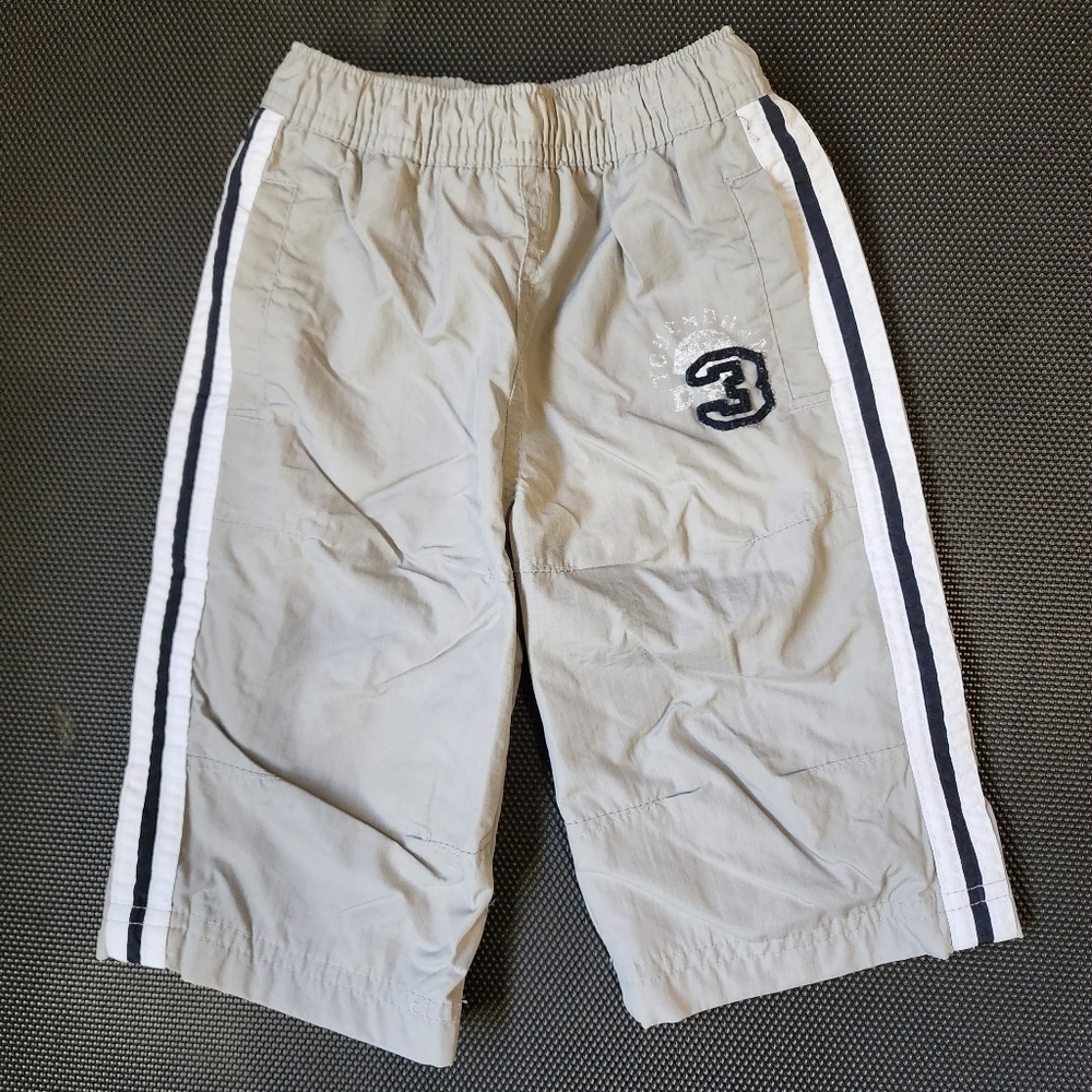 Children's place Grey athletic windbreaker track pants Size 6-9 mo